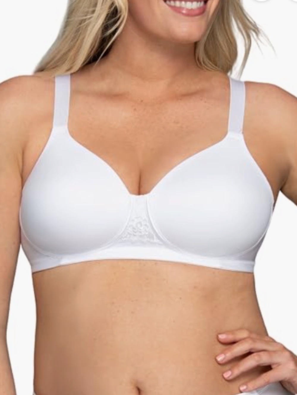 Vanity Fair Beauty Back Full Figure Lightly Lined Wirefree Bra 71380 40D 12804